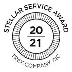 Trex Company Inc. Stellar Service Award 2021