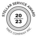 Trex Company Inc. Stellar Service Award 2023